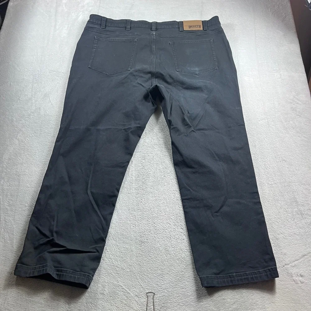 Duluth Trading Co Flex‎ Fire Hose Relaxed Fit Black Work Pants 44x30 Mens